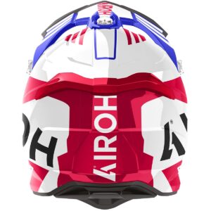 Casco de motocross AIROH Strycker Brave Azul / Rojo 2024 - Imagen 3
