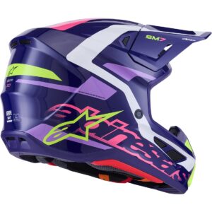 ALPINESTARS S-M7 Deed Purple / Pink 2026 Motocross Helmet - Image 4