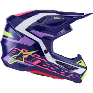 ALPINESTARS S-M7 Deed Purple / Pink 2026 Motocross Helmet - Image 5