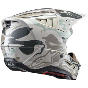 Casco de motocross ALPINESTARS S-M5 Mineral Warm Gris / Celadon Gren Brillo 2024 - Imagen 2