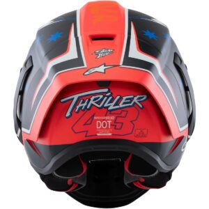 ALPINESTARS Supertech R10 Miller LE Carbon / Red Matt Full-Face Helmet - Image 3