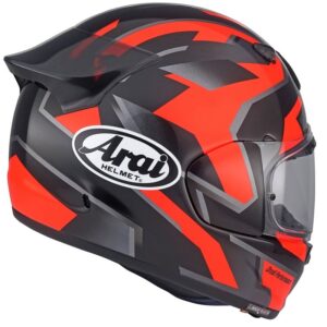 Casco integral ARAI Quantic Robotik Rojo / Negro - Imagen 2