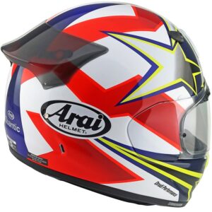 Casco integral ARAI Quantic Star & Stripes Rojo - Imagen 2