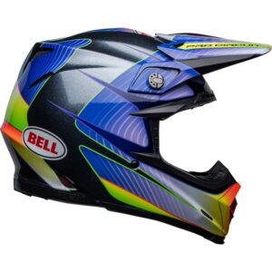 BELL Moto-9S Flex Pro Circuit 23 Silver Metallic Flake 2023 Motocross Helmet - Image 4