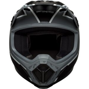 BELL MX-9 MIPS Twitch Matt Black / Gray / White 2023 Motocross Helmet - Image 4