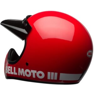 Casco integral BELL Moto-3 Classic Rojo Brillo - Imagen 3