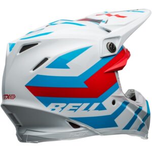 BELL Moto-9S Flex 22.06 Banshee Gloss White / Red 2024 Motocross Helmet - Image 5