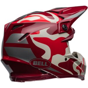 Casco de motocross BELL Moto-9S Flex 22.06 Ferrandis Méchant Rojo / Plata 2024 - Imagen 5