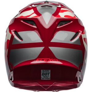 Casco de motocross BELL Moto-9S Flex 22.06 Ferrandis Méchant Rojo / Plata 2024 - Imagen 4