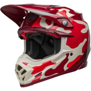 Casco de motocross BELL Moto-9S Flex 22.06 Ferrandis Méchant Rojo / Plata 2024 - Imagen 1