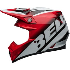 BELL Moto-9S Flex 22.06 Rail Red / White 2024 Motocross Helmet - Image 2