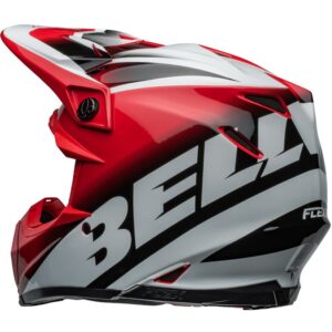 BELL Moto-9S Flex 22.06 Rail Red / White 2024 Motocross Helmet - Image 3