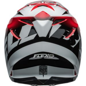 BELL Moto-9S Flex 22.06 Rail Red / White 2024 Motocross Helmet - Image 4