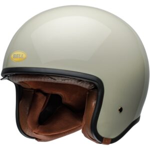 BELL TX501 Vintage White Full-Face Helmet - Image 1
