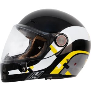BY CITY 90 Degrees Maniac Black Full-Face Helmet - Image 1