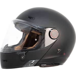 BY CITY 90 Degrees Matt Black Full-Face Helmet - Image 1