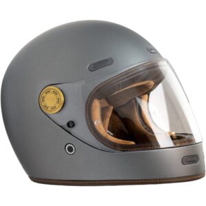 BY CITY Roadster III Matt Grey Full-Face Helmet - Image 3