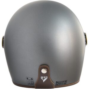 BY CITY Roadster III Matt Grey Full-Face Helmet - Image 2