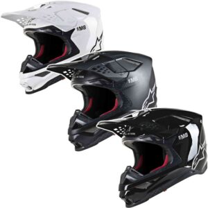 Casco de motocross ALPINESTARS Supertech SM8 Solid Negro Brillo - Imagen 5