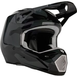 Casco de motocross FOX V1 BNKR Junior Negro Camuflaje 2024 - Imagen 1