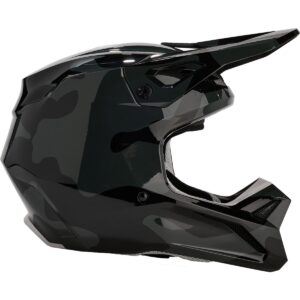 Casco de motocross FOX V1 BNKR Junior Negro Camuflaje 2024 - Imagen 2