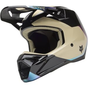 Casco de motocross FOX V1 Hello Future Negro 2025 - Imagen 4