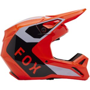 FOX V1 Lean Fluorescent Orange 2025 Motocross Helmet - Image 2