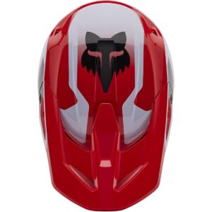 Casco de motocross FOX V1 Lean Rojo Flúor 2025 - Imagen 5