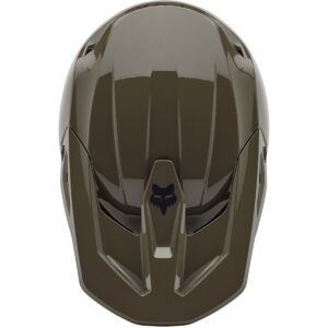 FOX V1 Solid Ash 2024 Motocross Helmet - Image 5