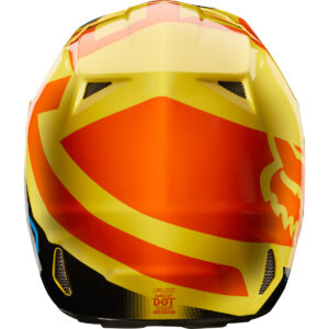 FOX V2 Preme 2018 Black / Yellow Motocross Helmet - Image 4