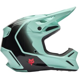 Casco de motocross FOX V3 Drip Turquesa 2026 - Imagen 2