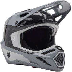 Casco de motocross FOX V3 RS Infinite C Gris 2025 - Imagen 1