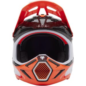 Casco de motocross FOX V3 RS Infinite Naranja Flúor 2025 - Imagen 3