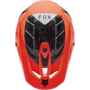 Casco de motocross FOX V3 RS Infinite Naranja Flúor 2025 - Imagen 5