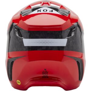 Casco de motocross FOX V3 RS Infinite Rojo Flúor 2025 - Imagen 3
