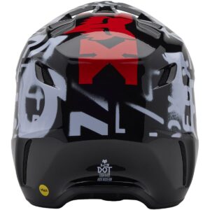 FOX V3 Seventy4 Black 2025 Motocross Helmet - Image 4