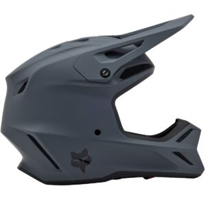 FOX V3 Solid Graphite Motocross Helmet - Image 2