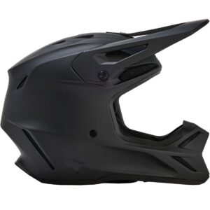 Casco de motocross FOX V3 Solid Negro Mate - Imagen 2