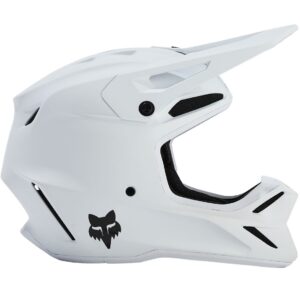 Casco de motocross FOX V3 Solid Blanco Mate - Imagen 2