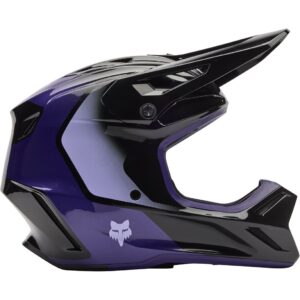 Casco de motocross FOX V3 Spire Junior Negro / Morado 2026 - Imagen 2