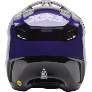 Casco de motocross FOX V3 Spire Junior Negro / Morado 2026 - Imagen 3