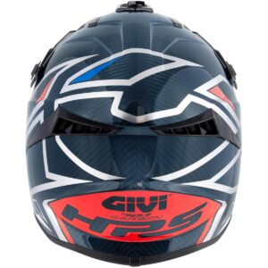GIVI 70.1 Vector White / Blue / Red Motocross Helmet - Image 3