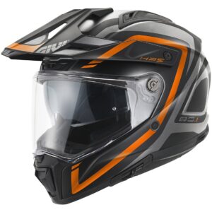 Casco integral GIVI 80.1 Apex AXTE Titanio Mate / Negro / Naranja - Imagen 1