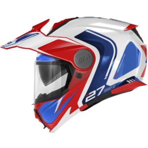 Casco integral GIVI X.27 Tourer Graphic Blanco / Azul / Rojo - Imagen 2