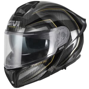 GIVI X50 Carbon CRBN Black / Gold Full-Face Helmet - Image 1
