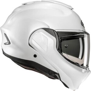 HJC F100 White Full-Face Helmet - Image 3