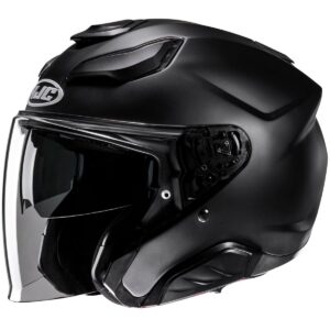HJC F31 Matt Black Full-Face Helmet - Image 1