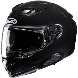 HJC F71 Black Metal Full-Face Helmet - Image 1