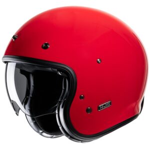 HJC V31 Deep Red Full-Face Helmet - Image 1