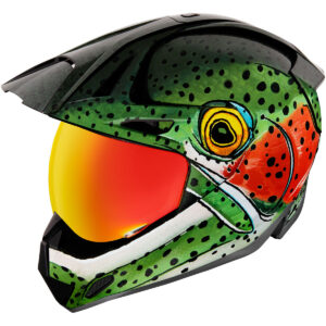 Casco integral ICON Variant Pro Bug Chucker Verde - Imagen 1